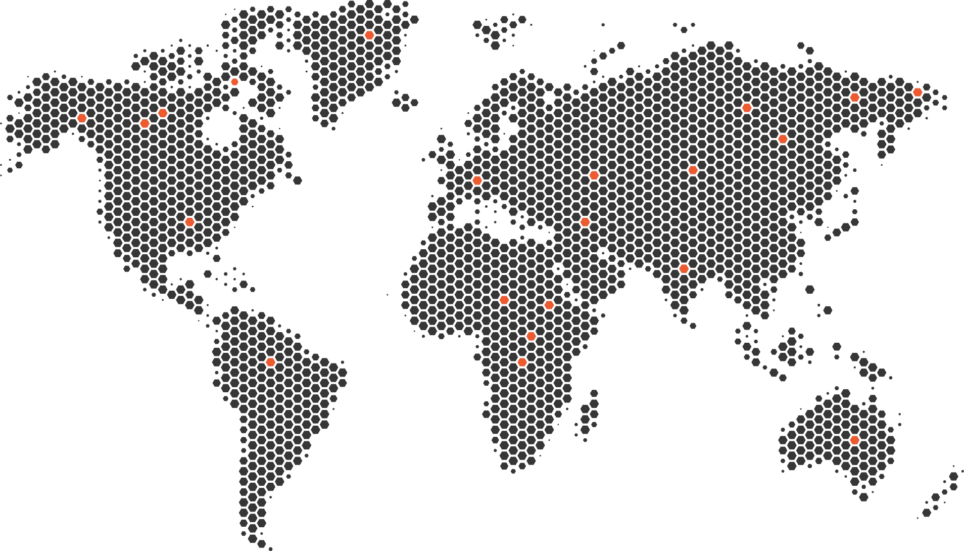 Worldwide client coverage